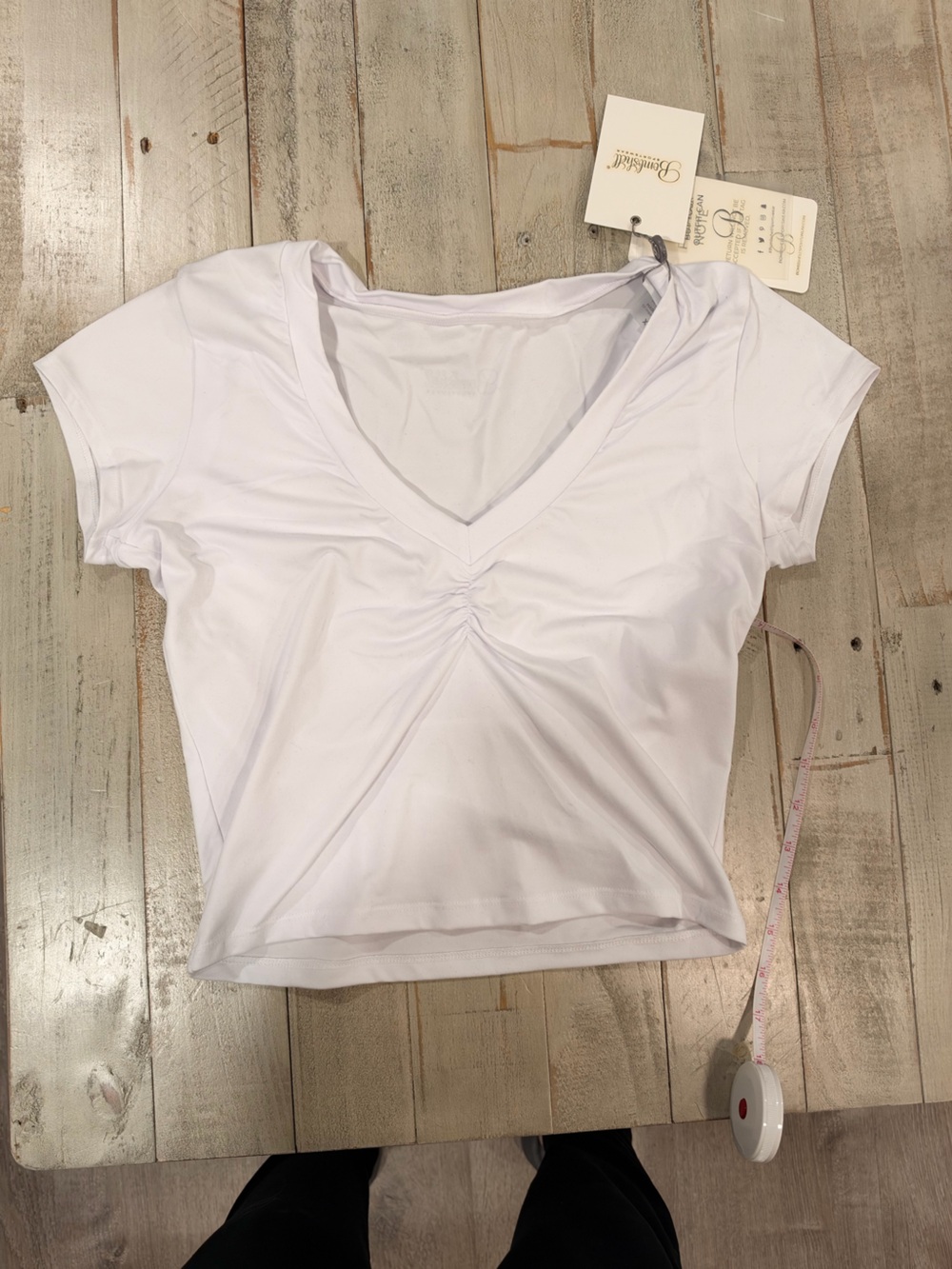Bombshell Sportswear 360 Tee in White, size XL.